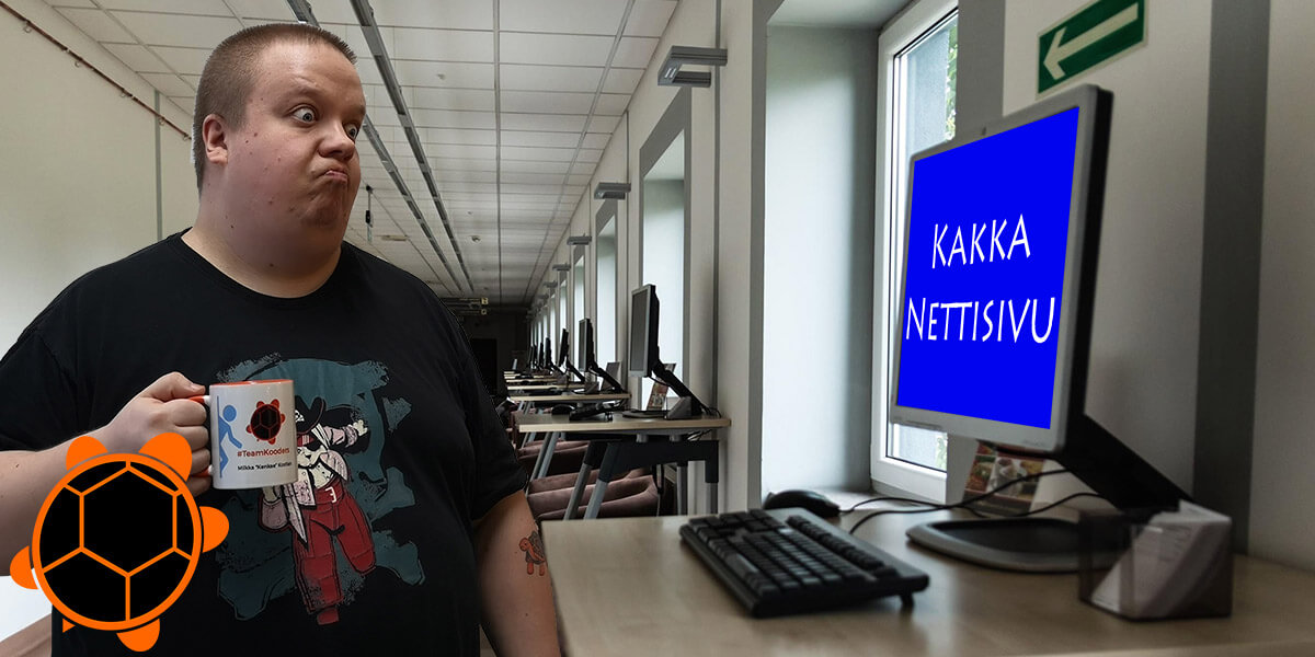 Ilmeeni kun nettisivu on kakka