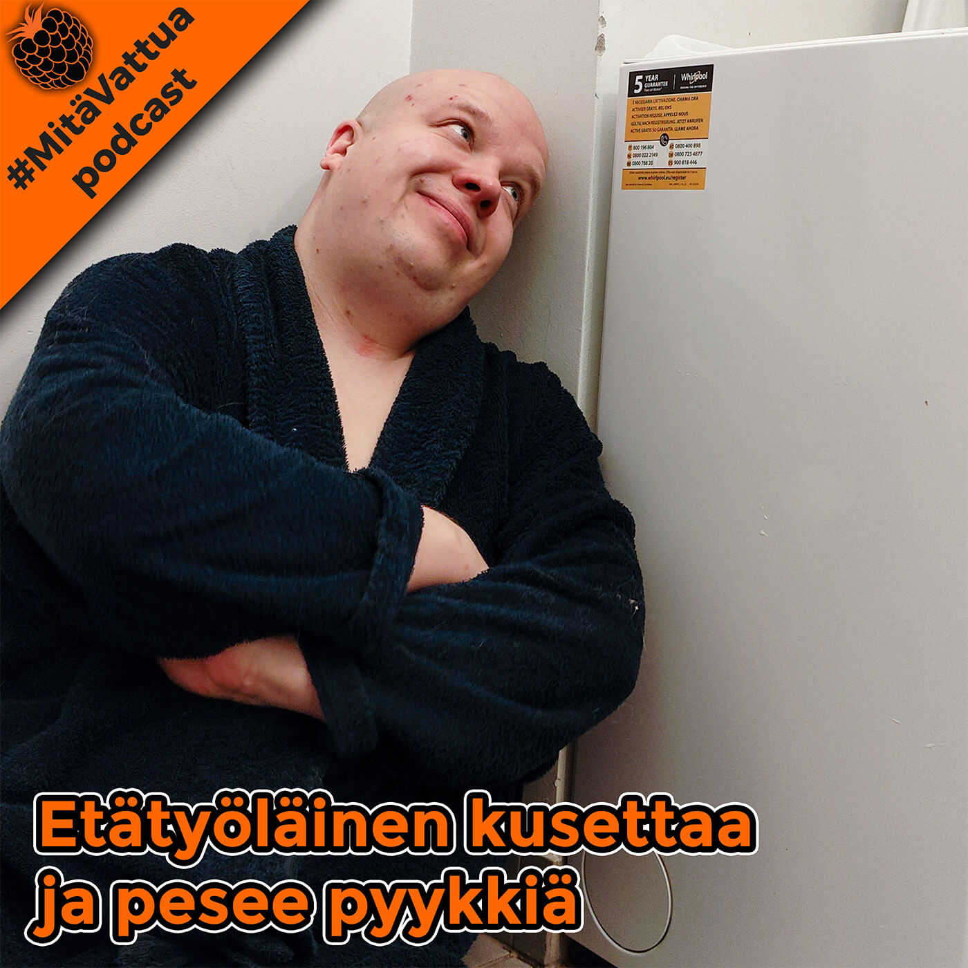 Etätyöläinen kusettaa ja pesee pyykkiä episode artwork